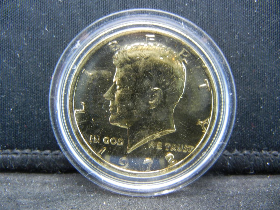 1972 Plated Kennedy Half Dollar. Clad (1 of 3)