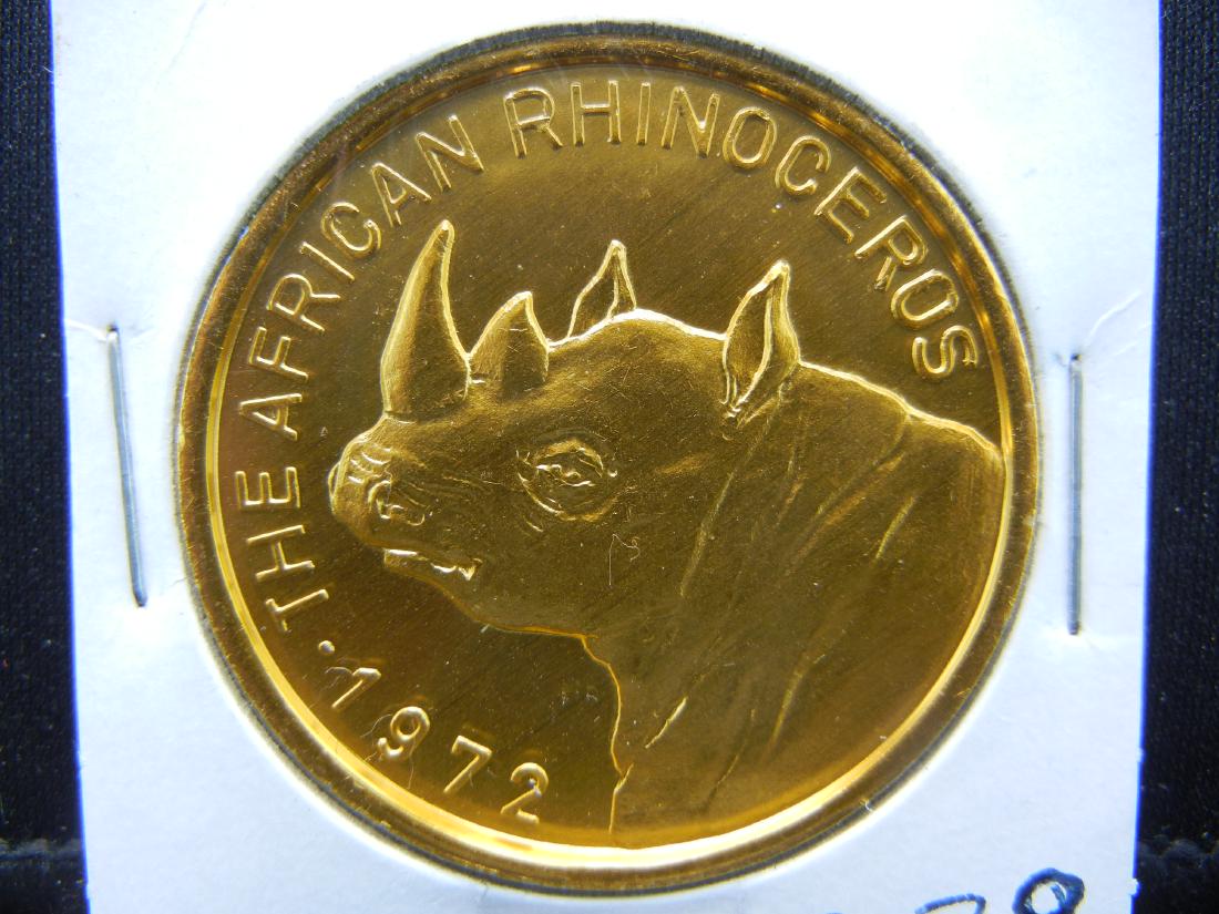 1972 The African Rhino Coin (1 of 3)