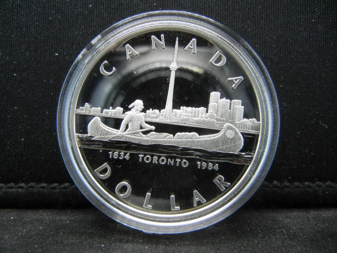 1984 Royal Canadian Mint Commemorative Silver Dollar: 1984 Royal Canadian Mint Commemorative Silver Dollar