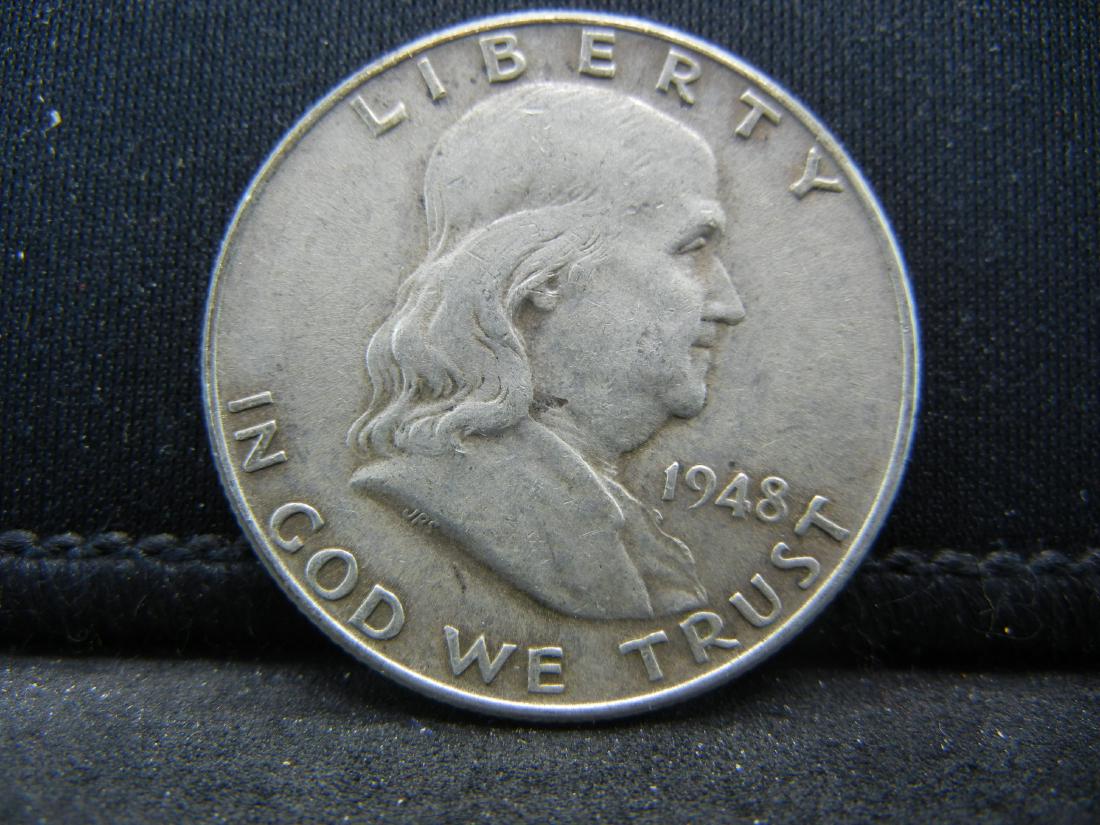 1948 Franklin Silver Half Dollar (1 of 2)