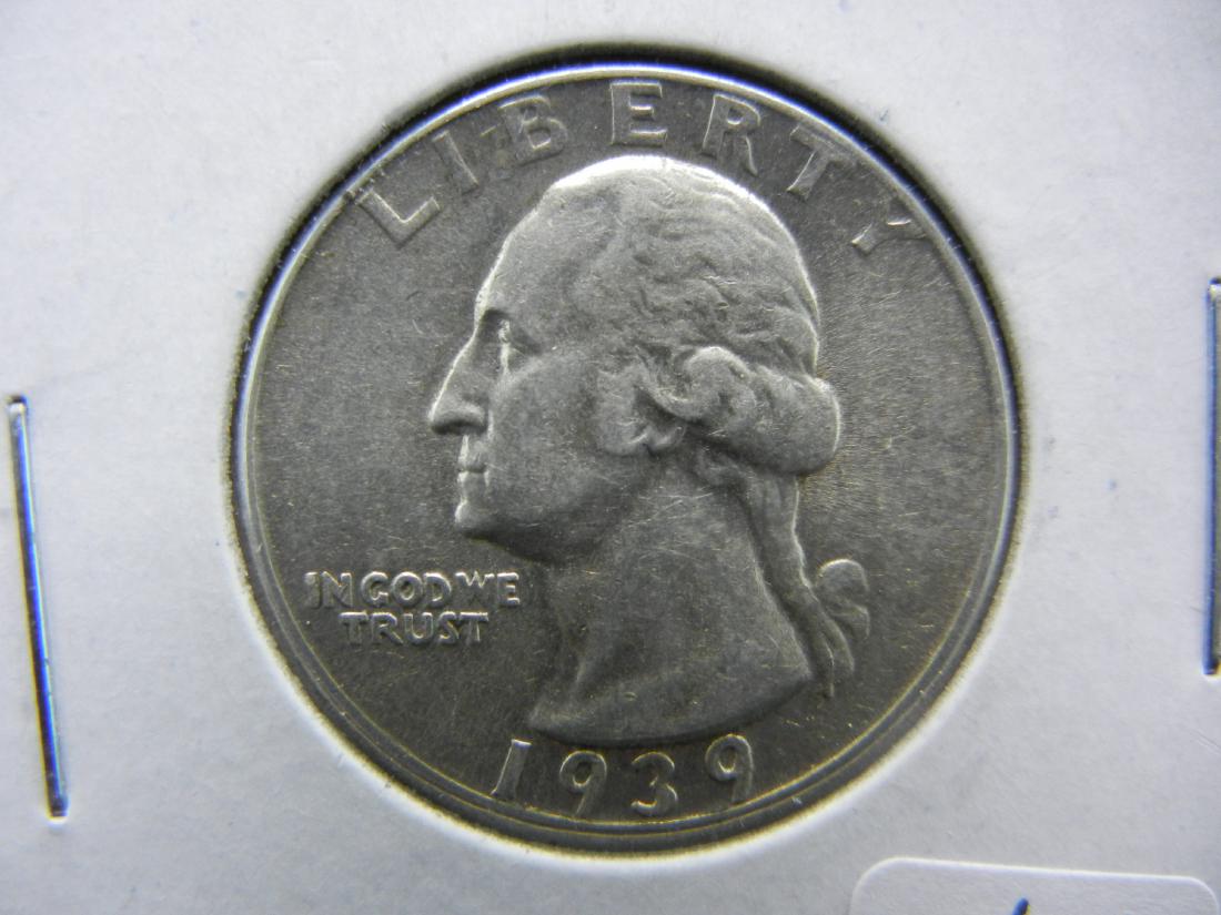1939 Washington Quarter.   Brilliant Uncirculated. (1 of 3)