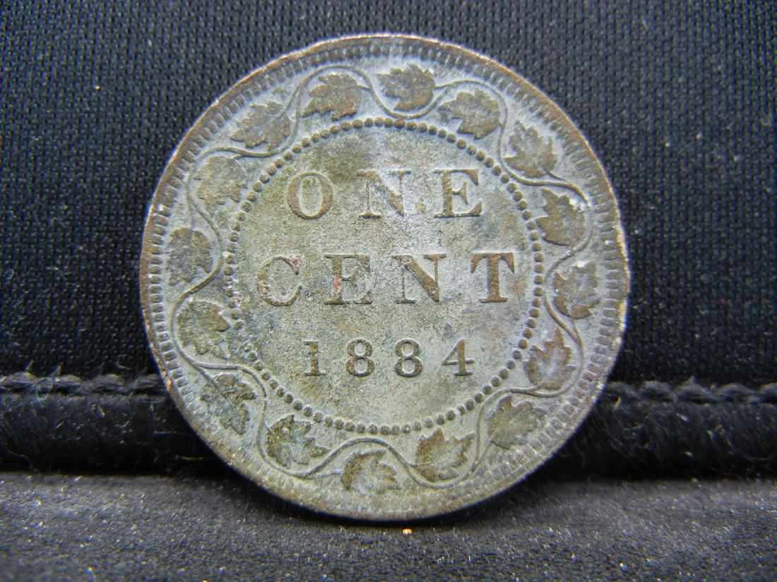 1884 CANADIAN ONE CENT, 135 YRS OLD, NICE GRADE! (1 of 2)