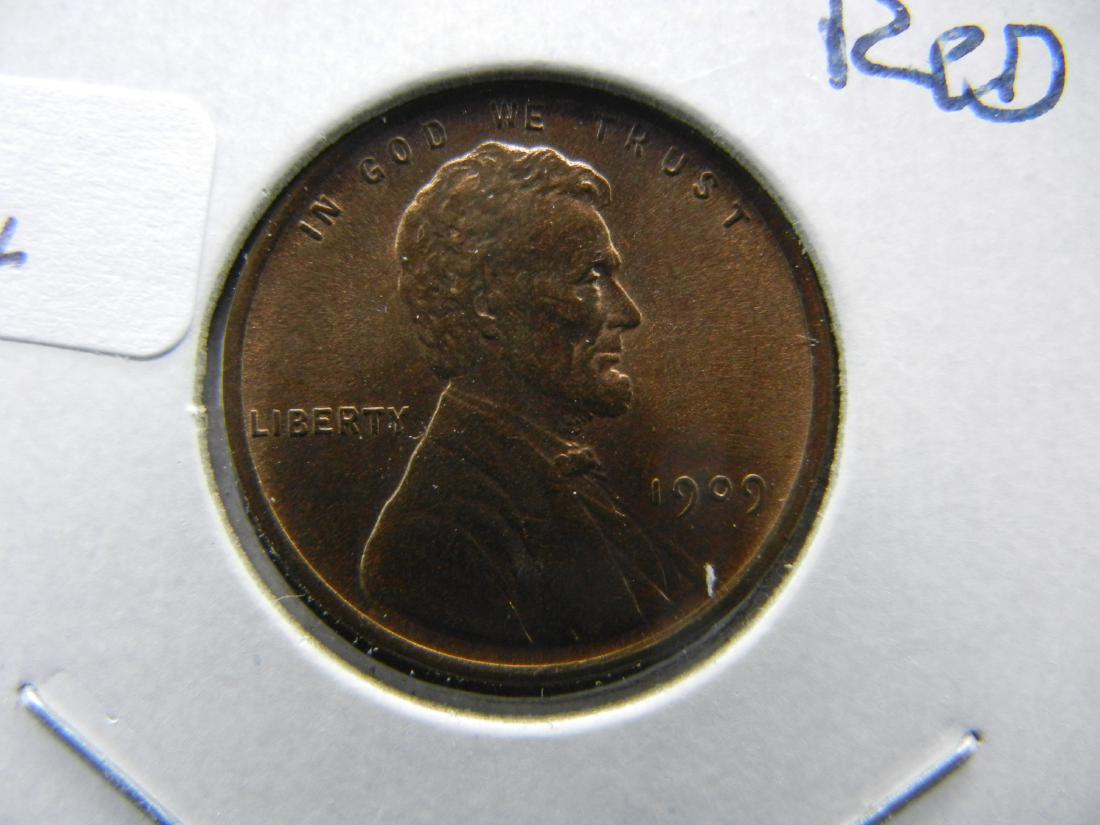 1909 VDB Lincoln Cent.  MS 64 Red.   A Beautiful Coin. (1 of 3)
