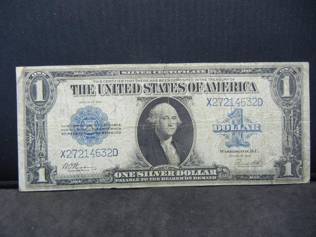 1923 $1 Silver Certificate "Horse Blanket" (1 of 3)
