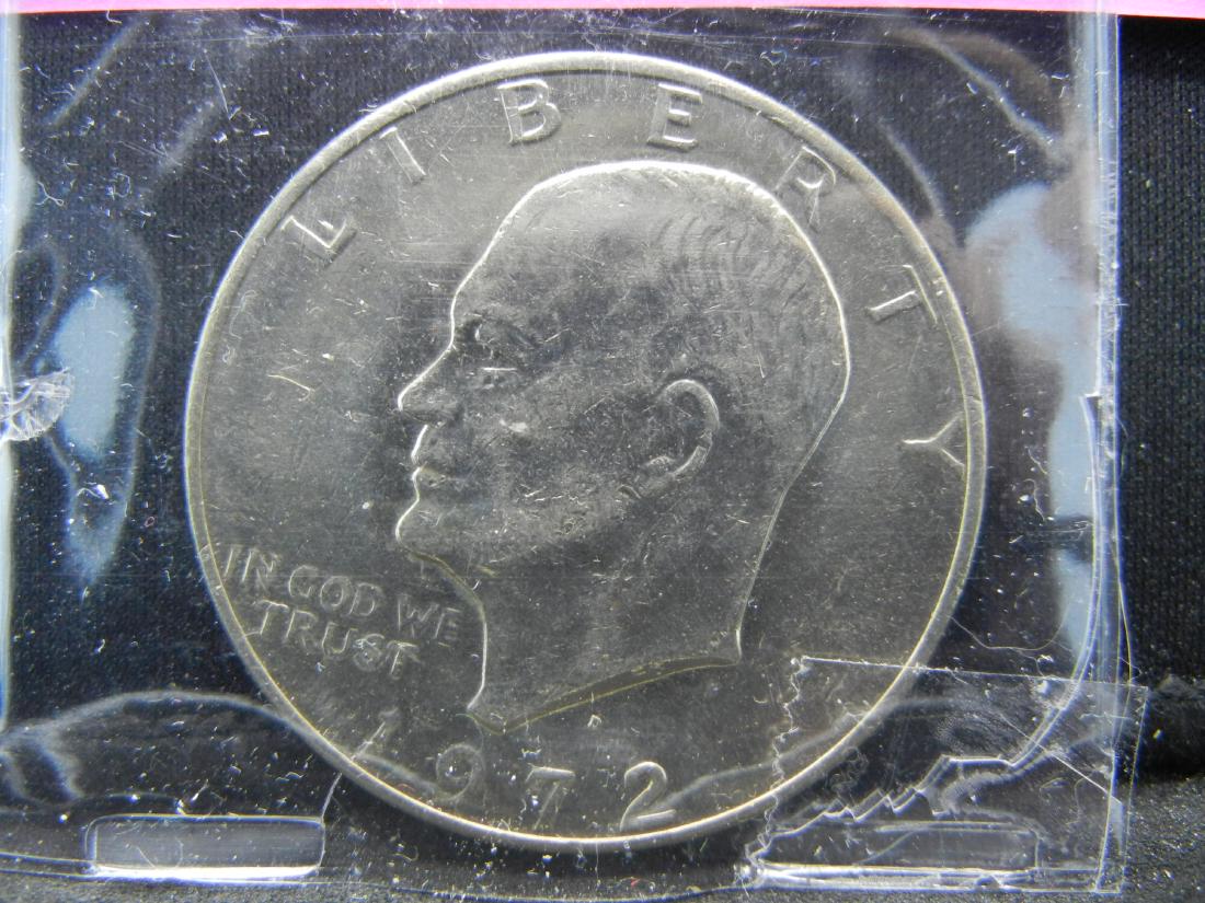 United States Eisenhower Dollar. 1971-1978. 1972 is the (1 of 3)