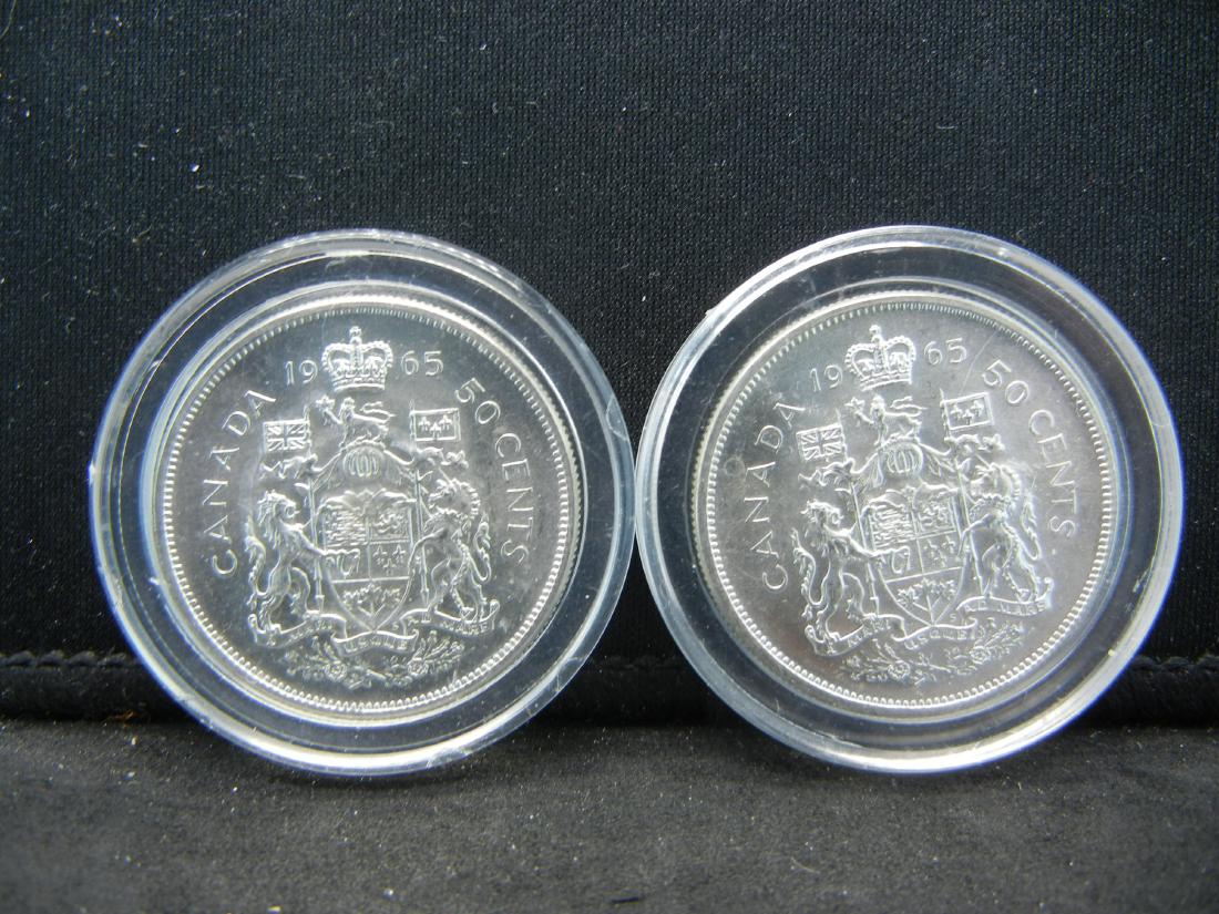 1965 Canada Silver Half Dollar (1 of 2)