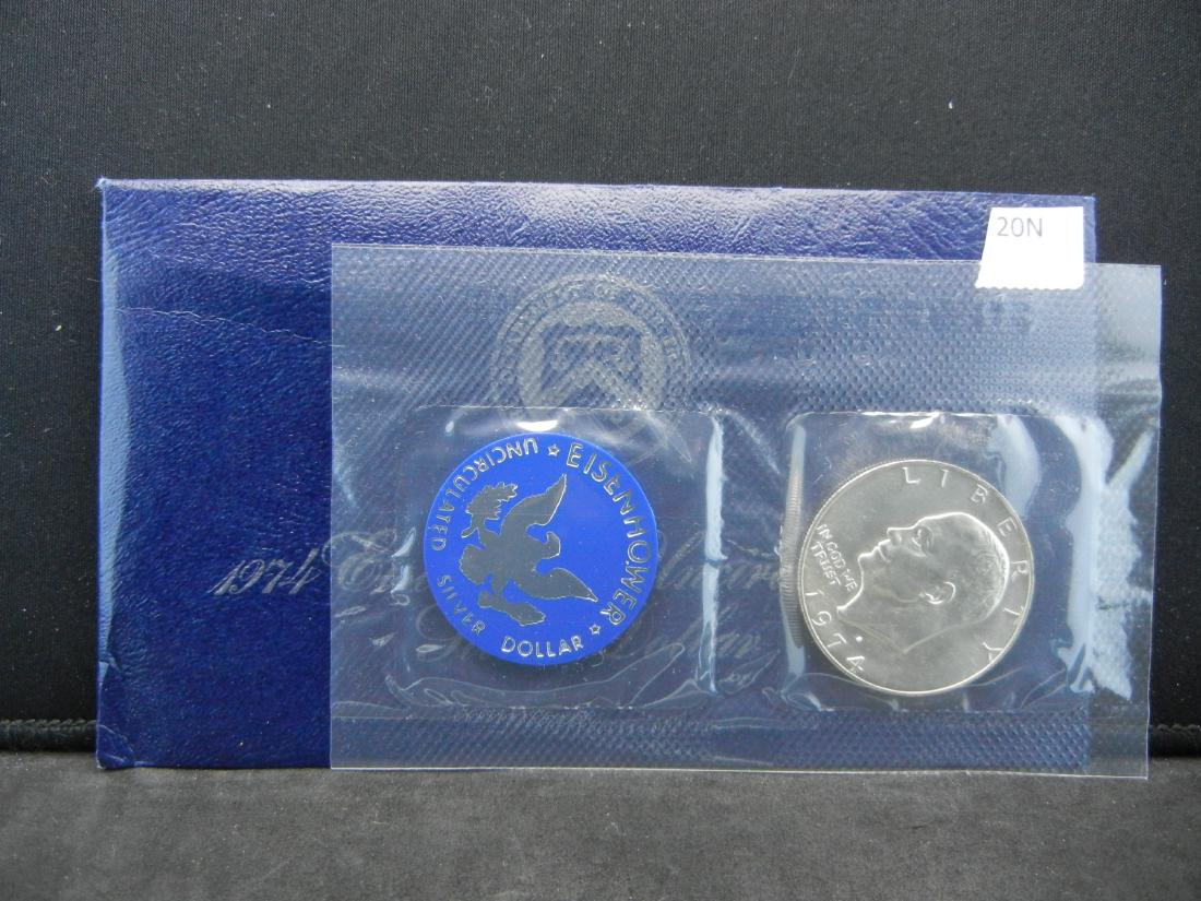 1974-S Eisenhower "Blue Pack" Uncirculated Silver (1 of 3)