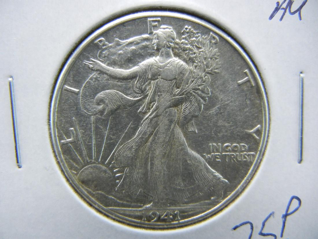 1941 Walking Liberty Half Dollar Choice AU (1 of 3)