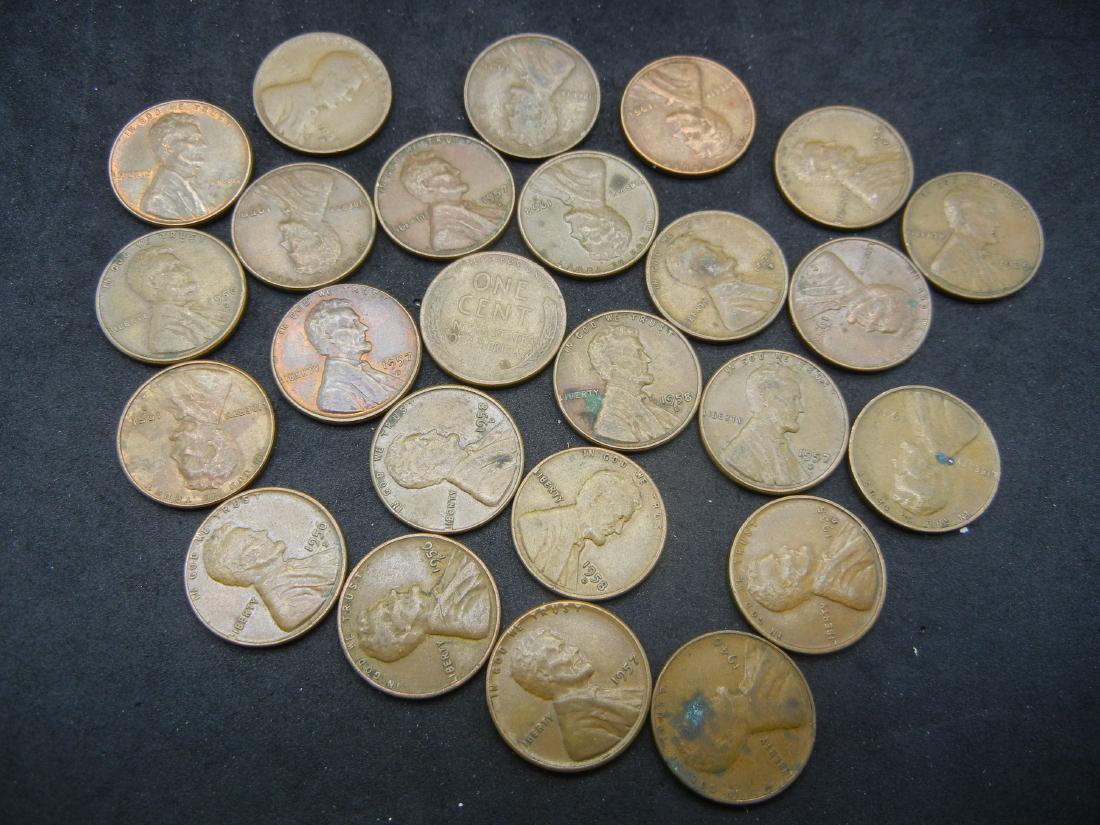 25 Wheat Cents (1 of 3)