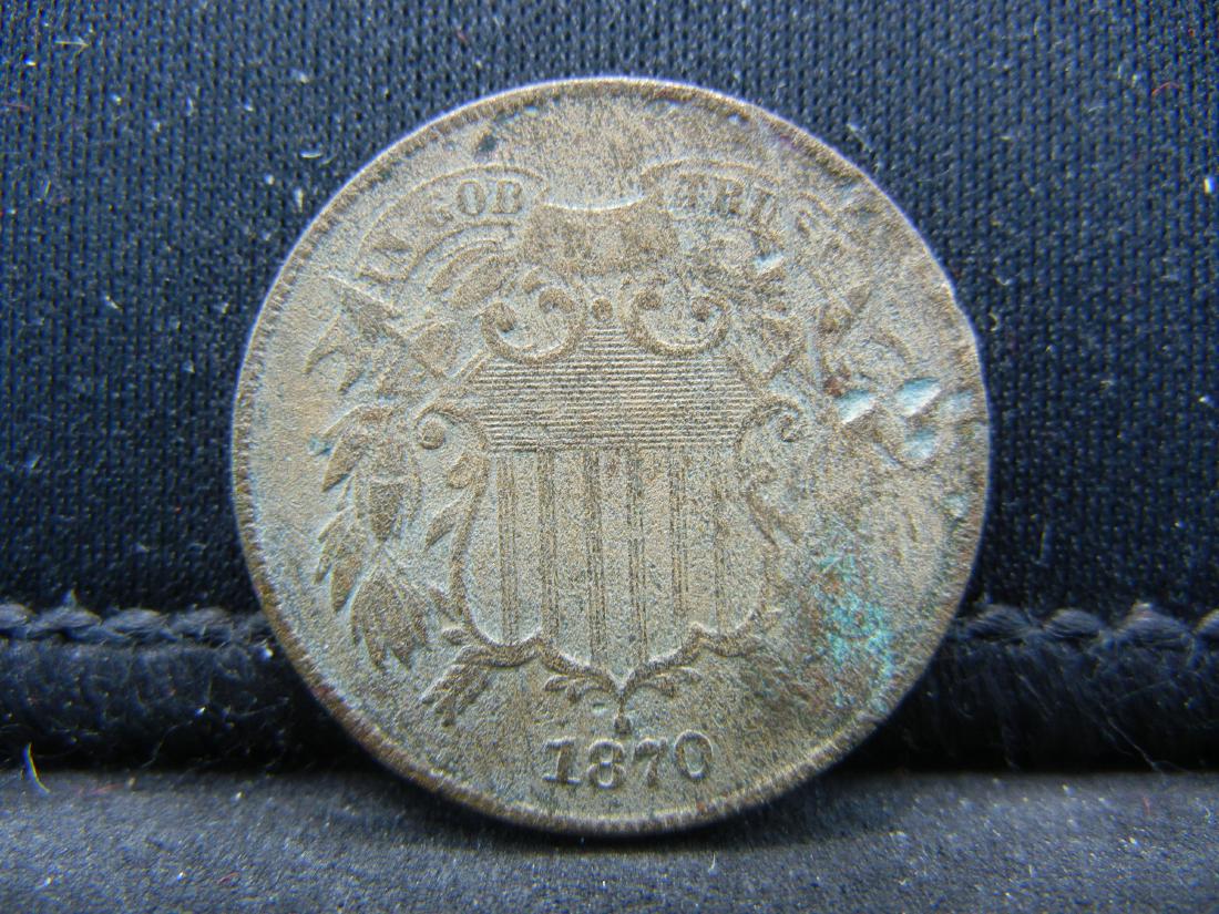 1870 US Two Cent Piece (1 of 2)