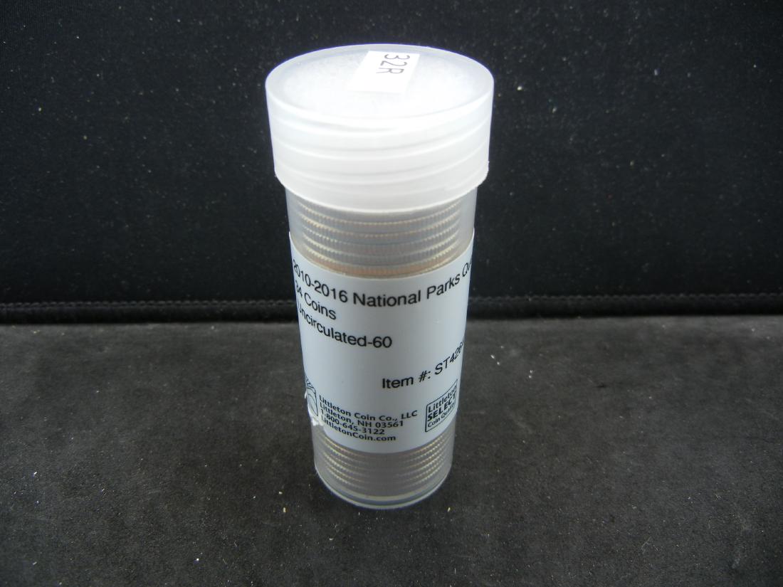 2010-2016 National Parks Quarter Set. 34 Coins. UNC 60 (1 of 4)