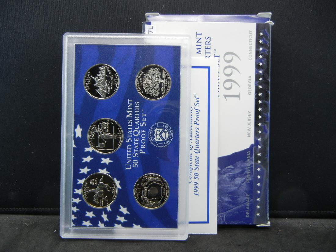 1999 State Quarters Proof Set Issued by the United (1 of 4)
