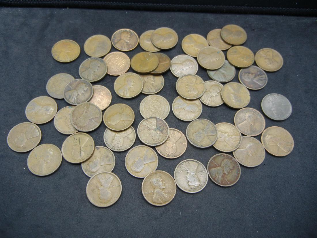 Roll of 50 Wheat Cents all Dated BEFORE 1920. (1 of 3)