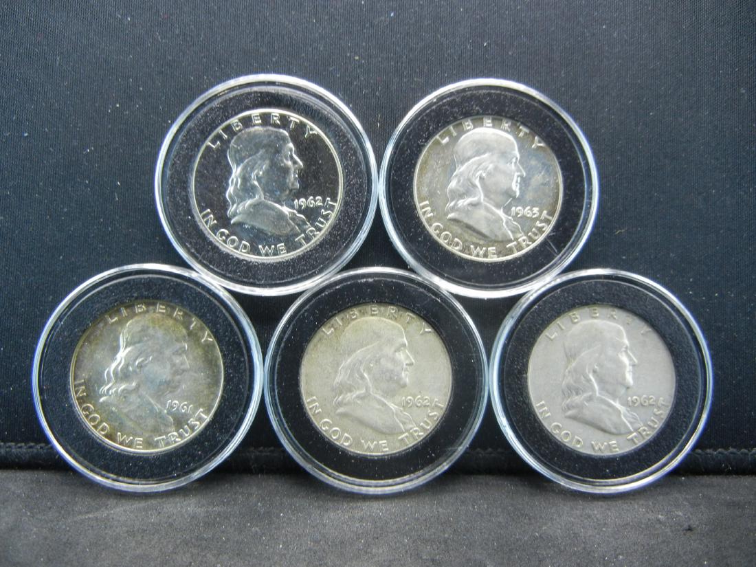 National Collectors Mint. (5) 90% Silver Franklin Half (1 of 3)