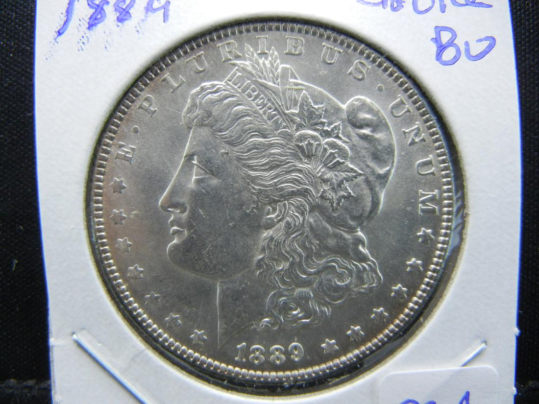 1889 Morgan Dollar.   Choice Brilliant Uncirculated. (1 of 3)