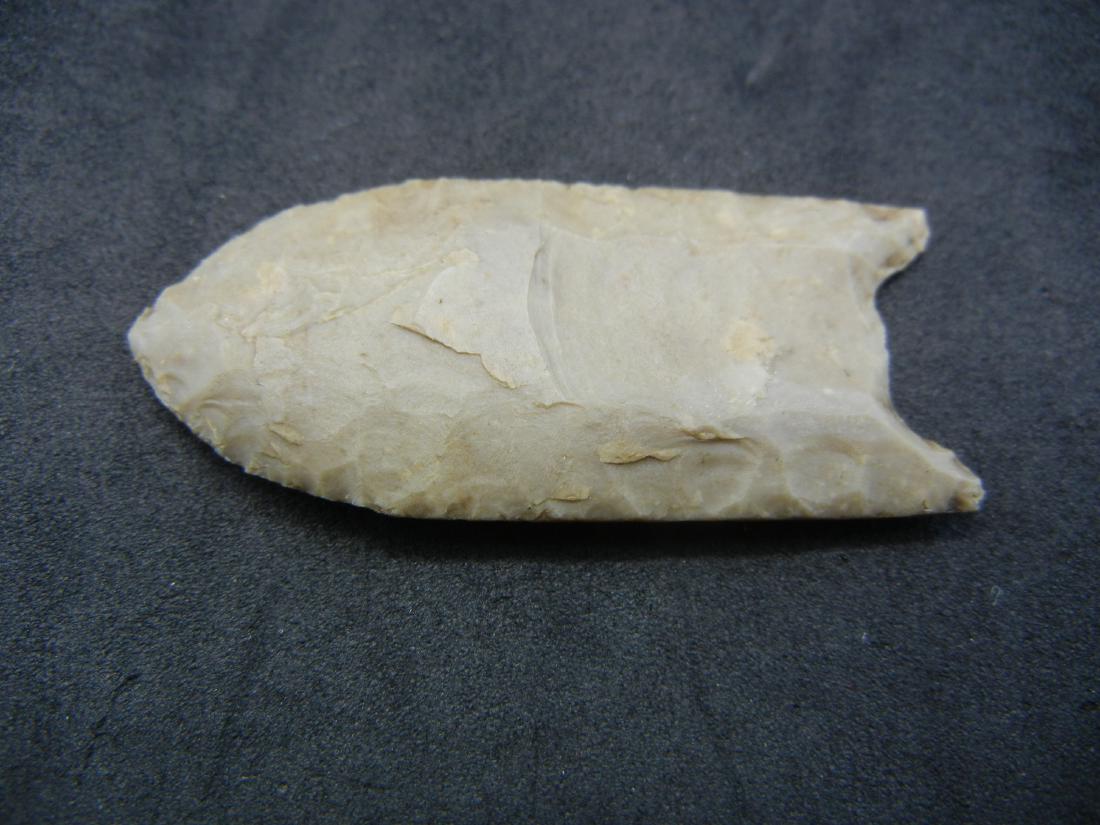 Tan Flint Paleo Style Artifact.  Age unknown. (1 of 3)