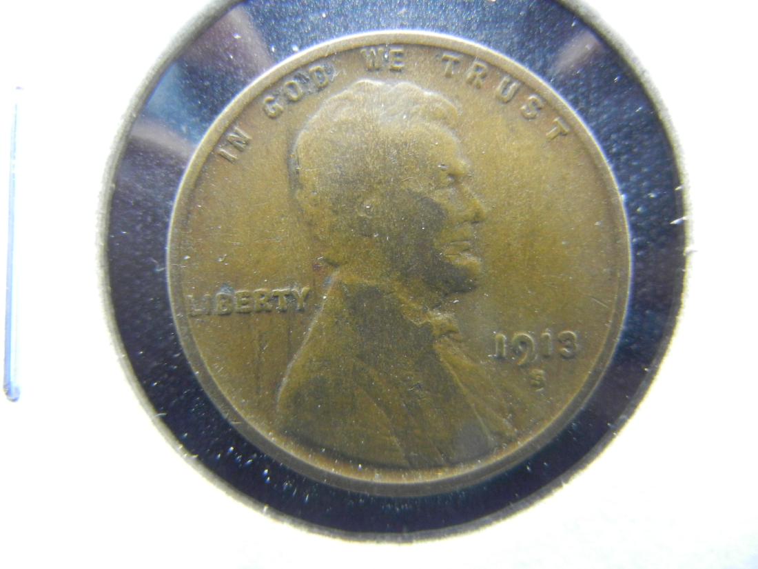 1913-S Lincoln Wheat Cent (1 of 3)