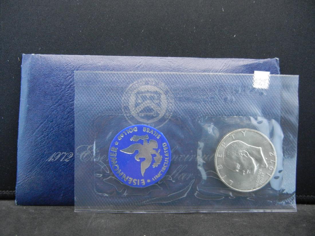 1972  Eisenhower UNC Silver Dollar (1 of 3)