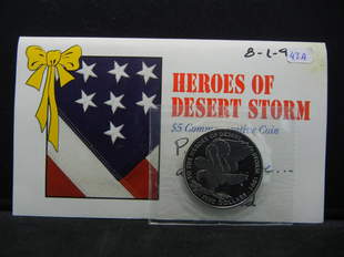 1991 The Heroes Of Desert Storm Commemorative Coin Set Feb 21 15 Carden Family Auction Service In Ny 1991 The Heroes Of Desert Storm Commemorative Coin Set Feb 21 15 Carden Family Auction Service In Ny