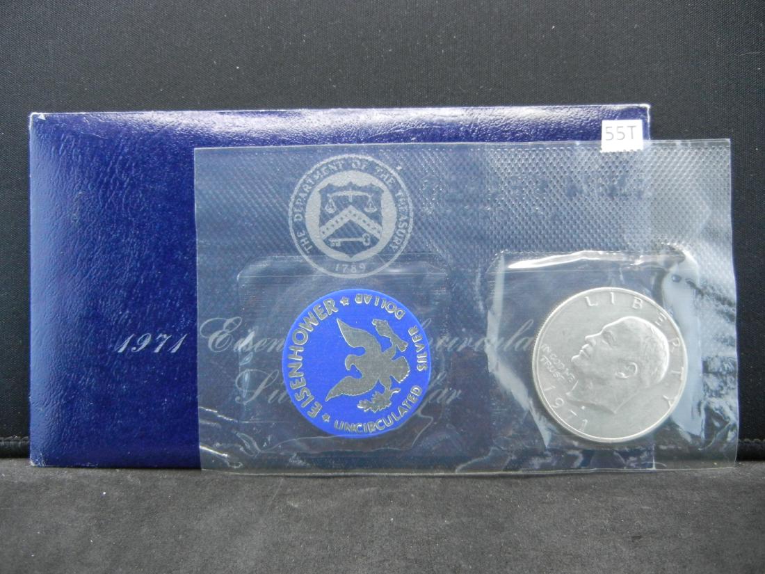 1971  Eisenhower UNC Silver Dollar (1 of 3)