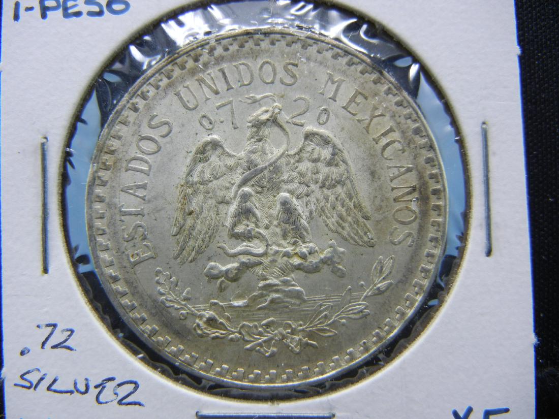 1933 M Mexico 1 Peso.  XF. (1 of 3)
