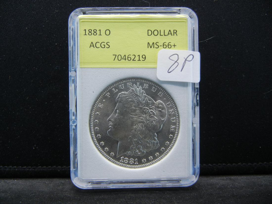 1881 O Morgan Dollar ACGS MS66+ Lists $40,000 (1 of 4)
