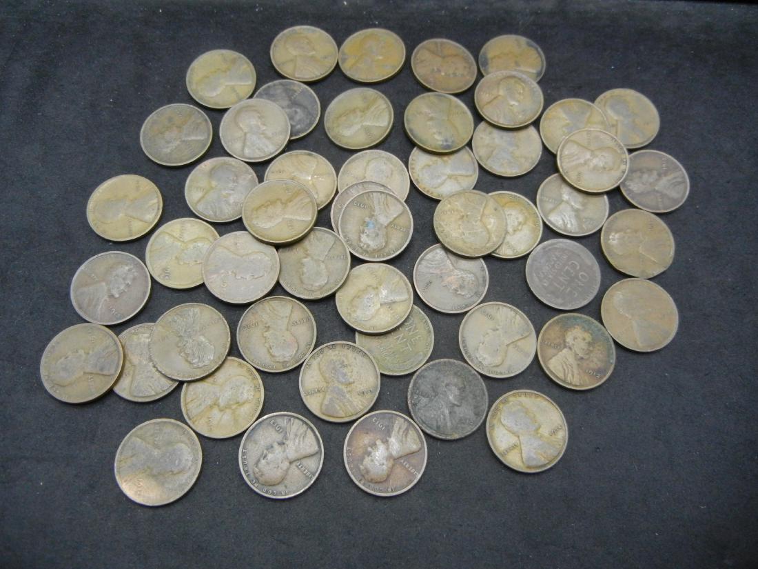 50 Wheat Cents all Dated BEFORE 1916. (1 of 3)