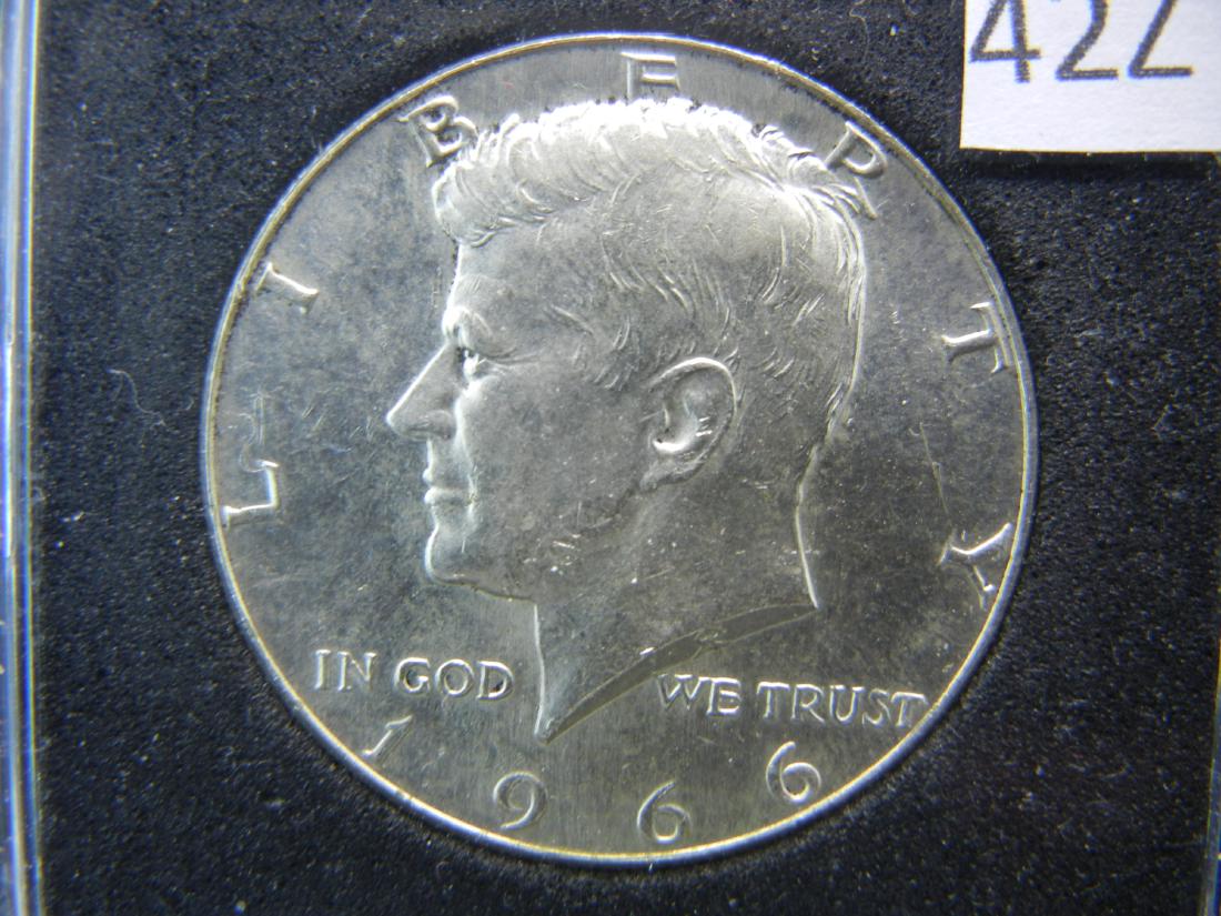 1966 40% Silver Kennedy Half Dollar (1 of 4)