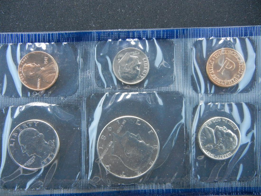 1987 US Mint UNC Coin Set (1 of 6)