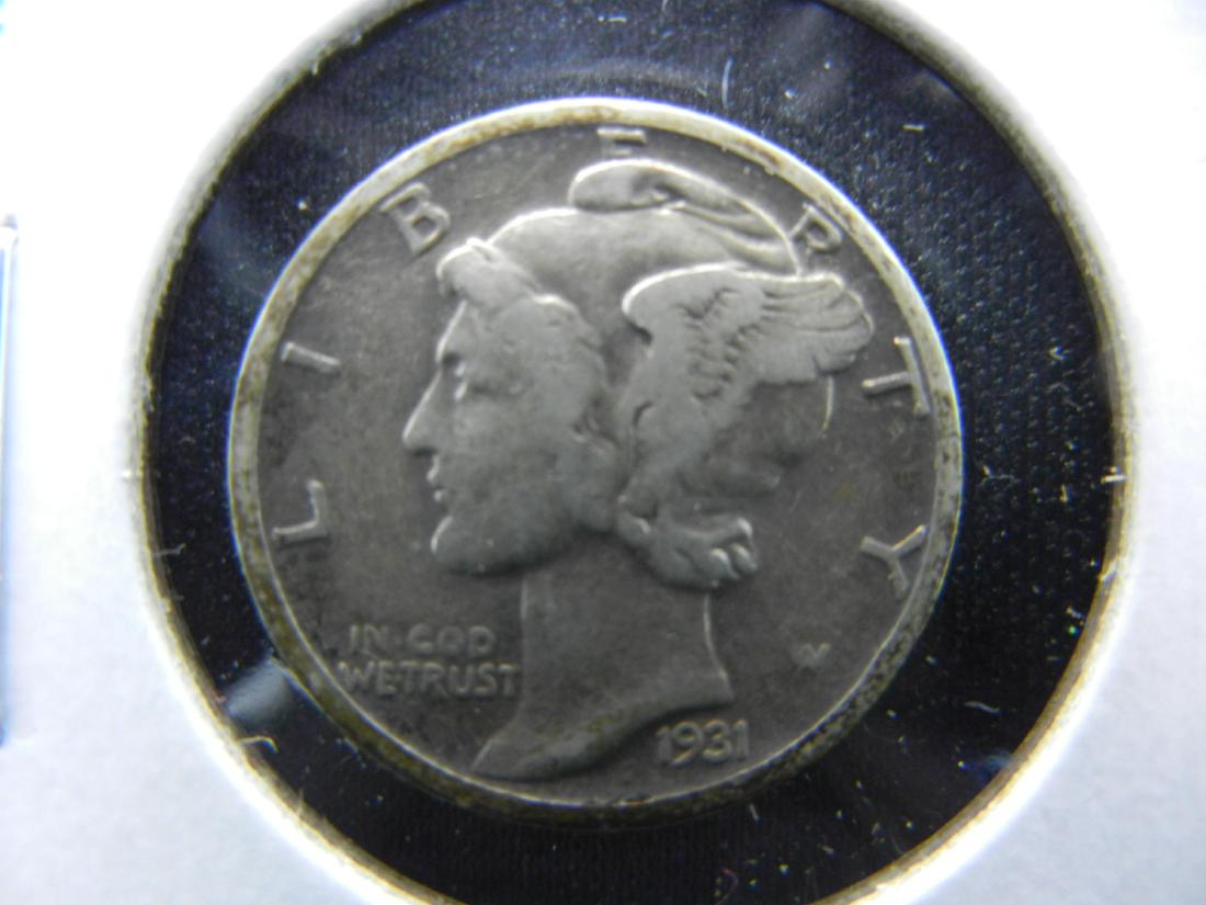 1931-S Mercury 10c.  VF. (1 of 3)