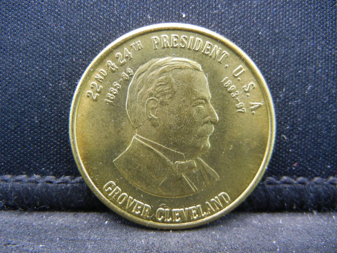 PRESIDENTIAL SERIES TOKEN "GROVER CLEVELAND/ 22ND &: PRESIDENTIAL SERIES TOKEN "GROVER CLEVELAND/ 22ND & 24TH PRESIDENT", GREAT GIFT!