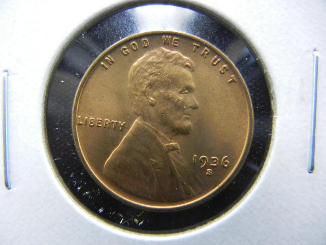 1936-S 1c.  Gem UNC. (1 of 3)