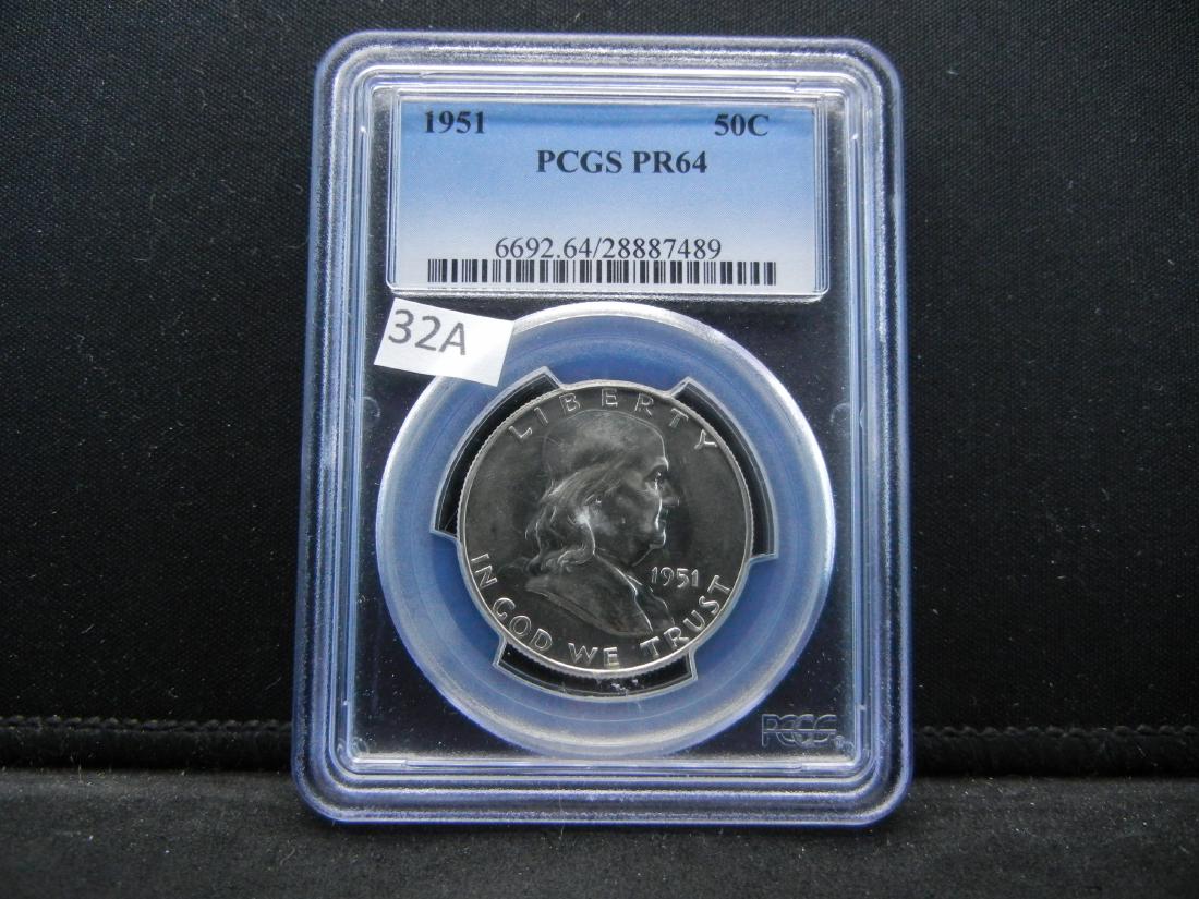 1951 PCGS PR64 Franklin Half Dollar (1 of 4)