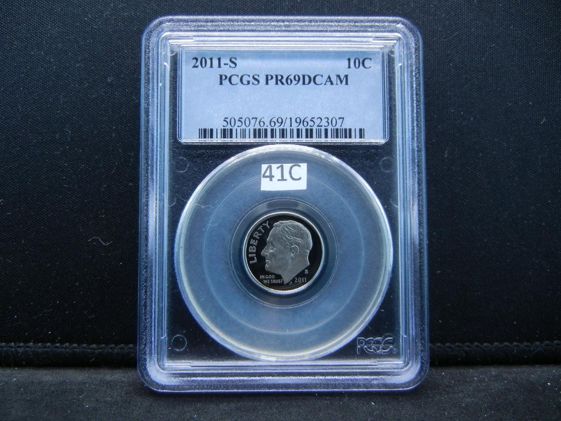 2011-S PCGS PR69DCAM Roosevelt Dime (1 of 4)