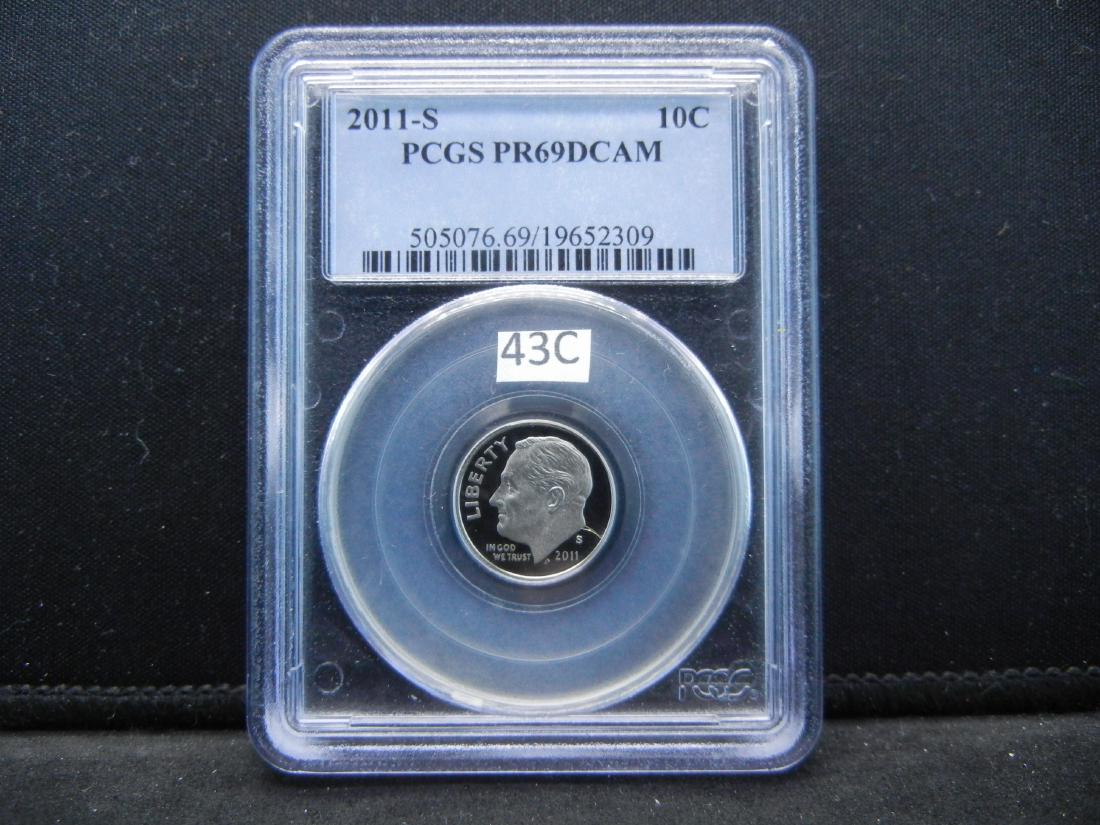 2011-S PCGS PR69DCAM Roosevelt Dime (1 of 4)