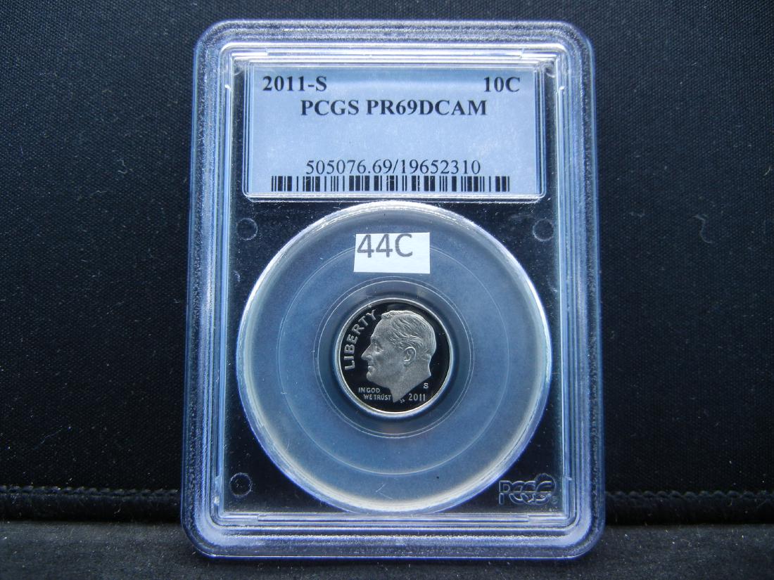 2011-S PCGS PR69DCAM Roosevelt Dime (1 of 4)