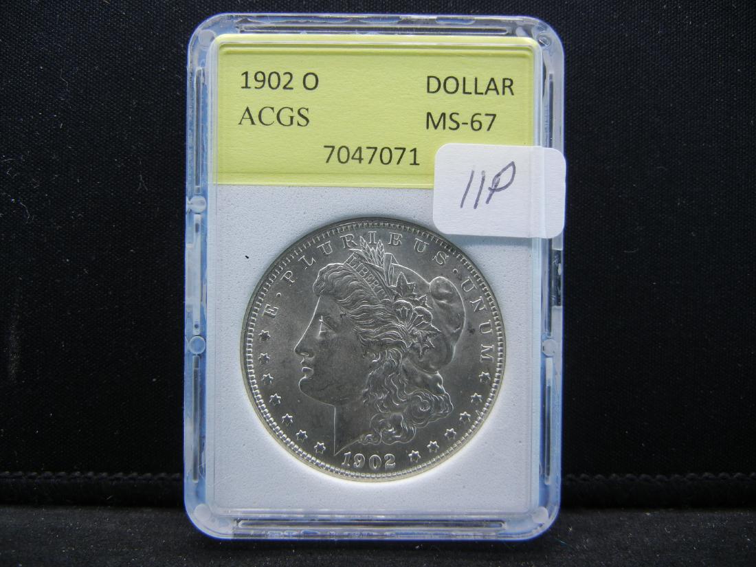 1902 O Morgan Silver Dollar ACGS MS67 Lists $11,000 (1 of 4)