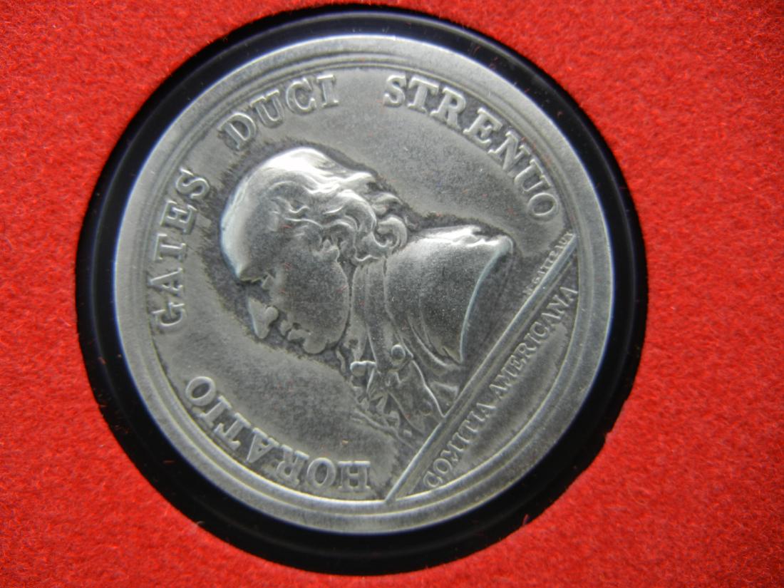 America's First Medals "General Horatio Gates".  Obv. (1 of 3)