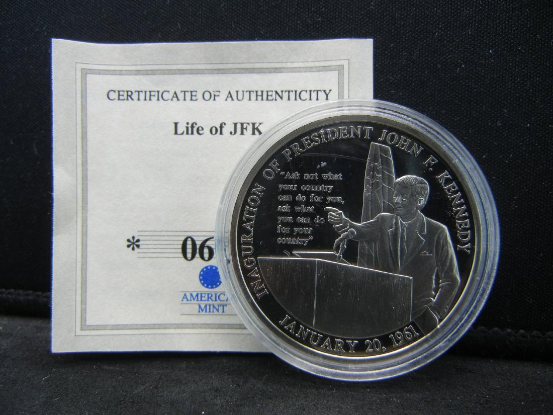 John F. Kennedy Life & Legacy Medal "Inauguration (1 of 4)
