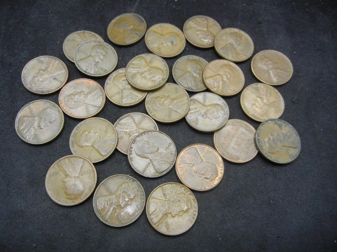 25 Wheat Cents (1 of 3)