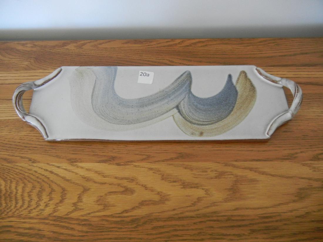 Bears Mill Pottery-18" 5.5 "Decorative Plate: Bears Mill Pottery-18" 5.5 "Decorative Plate