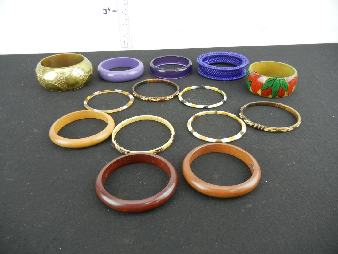 VTG. Lucite & Wood Bracelets and Others (1 of 3)