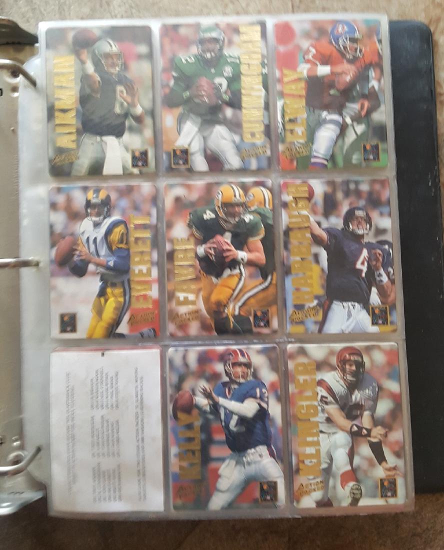 Notebook Of Action Packed Football Including QB club,: Notebook Of Action Packed Football Including QB club, Stars And Promo Cards
