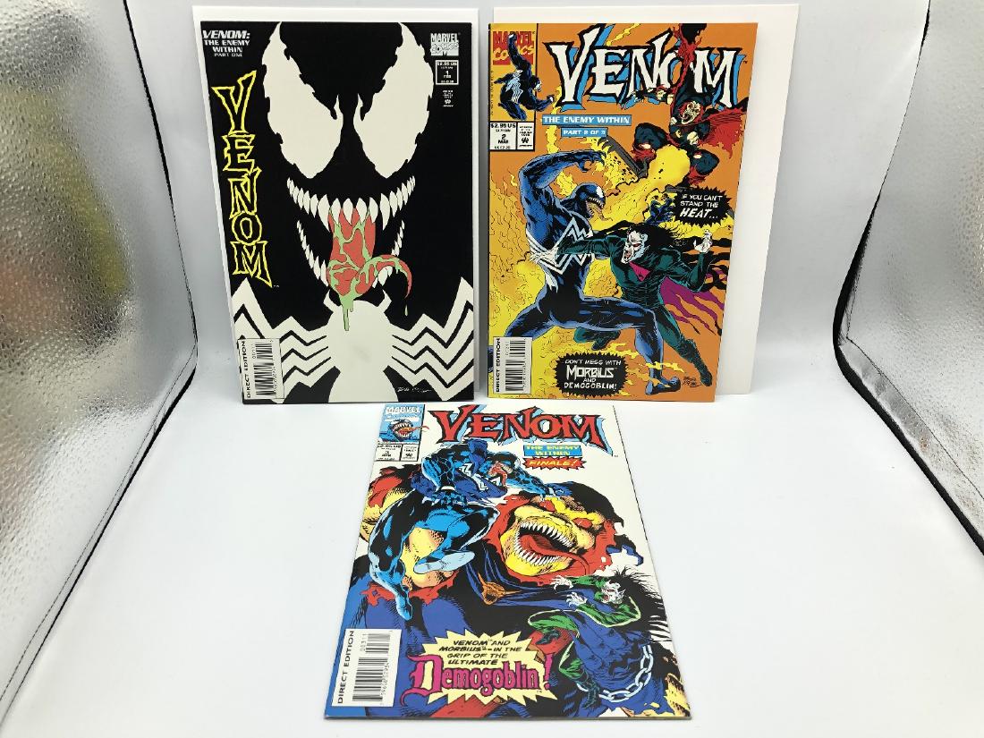 Venom: The Enemy Within #1-3 Complete Set - Glow In The (1 of 2)