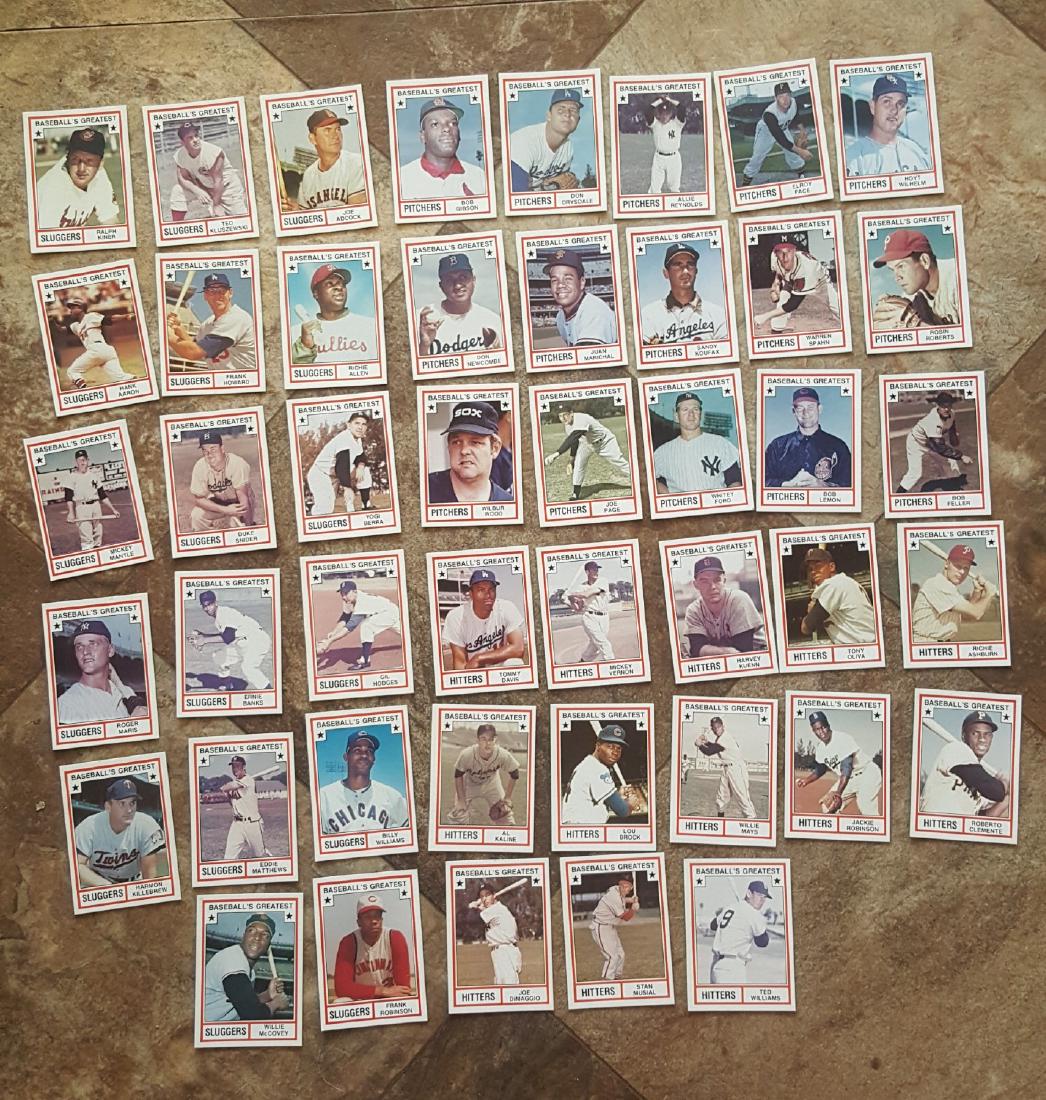 Lot of 82 TCMA greatest Pitchers, Hitters And Sluggers: Lot of 82 TCMA greatest Pitchers, Hitters And Sluggers