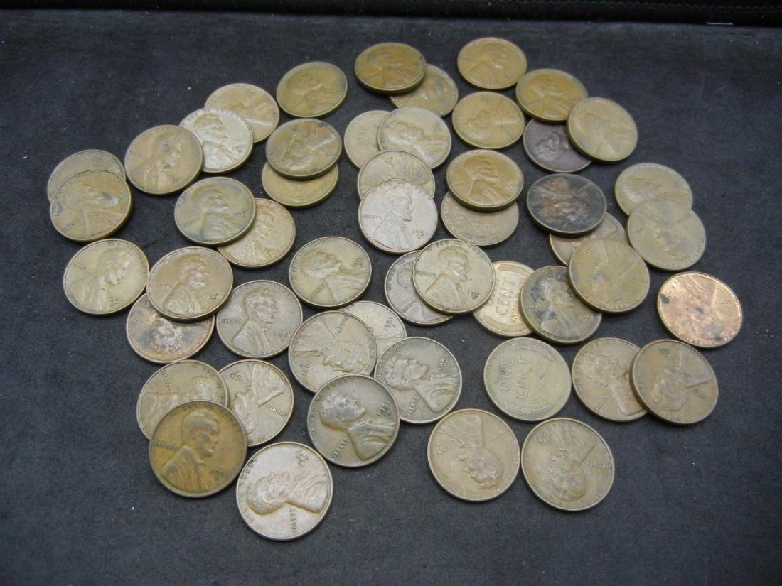 Lot of 50 1951-D Lincoln Wheat Cents (1 of 3)