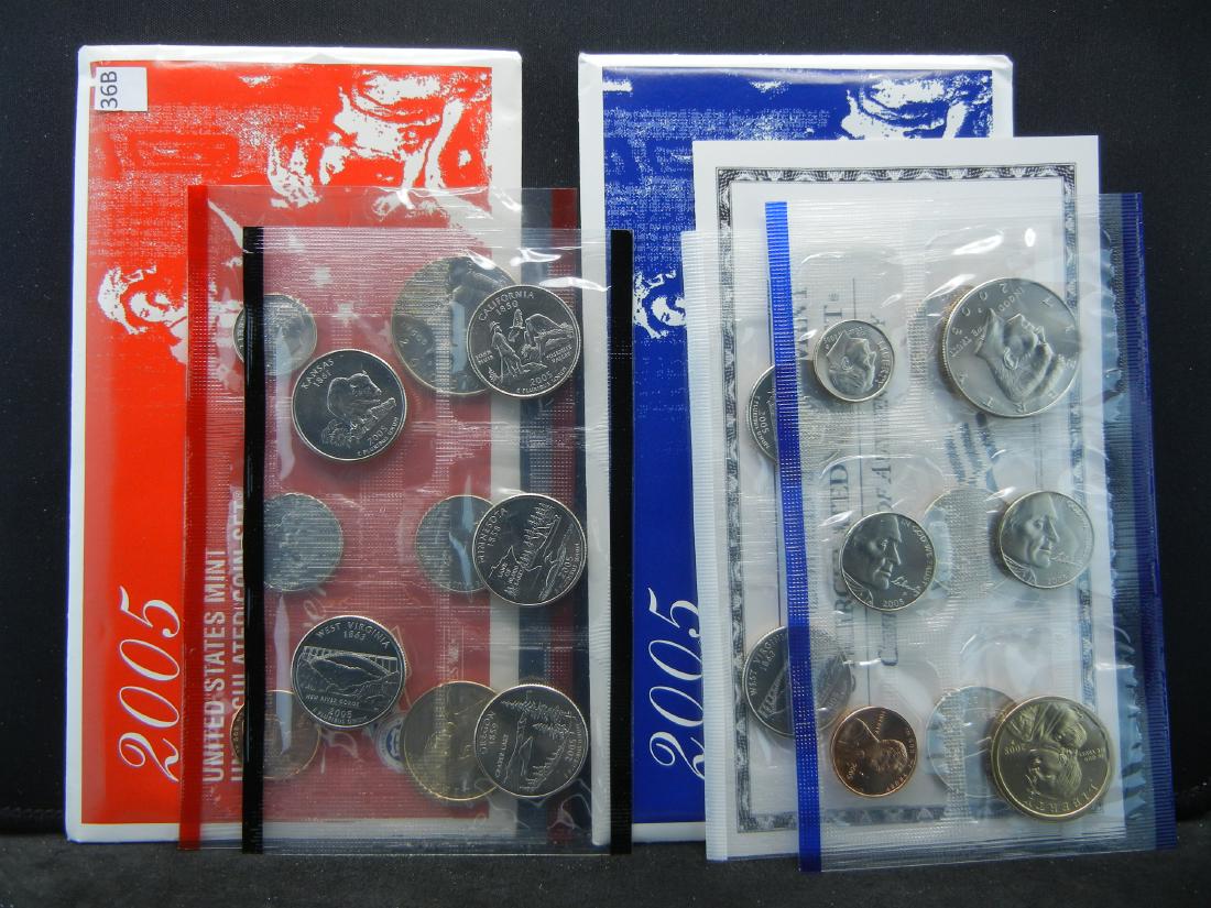2005-P, D US Mint UNC Coin Set (1 of 11)