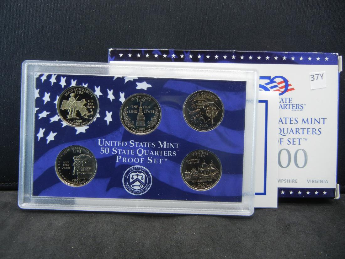2000 United States Mint 50 State Quarters Proof Set (1 of 4)