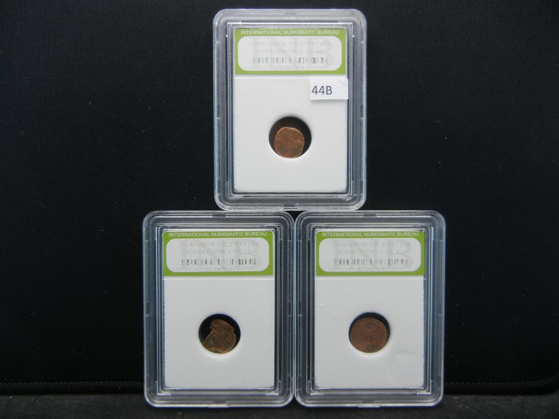 (3) Constantine The Great Empire c .330 AD Coins: (3) Constantine The Great Empire c .330 AD Coins