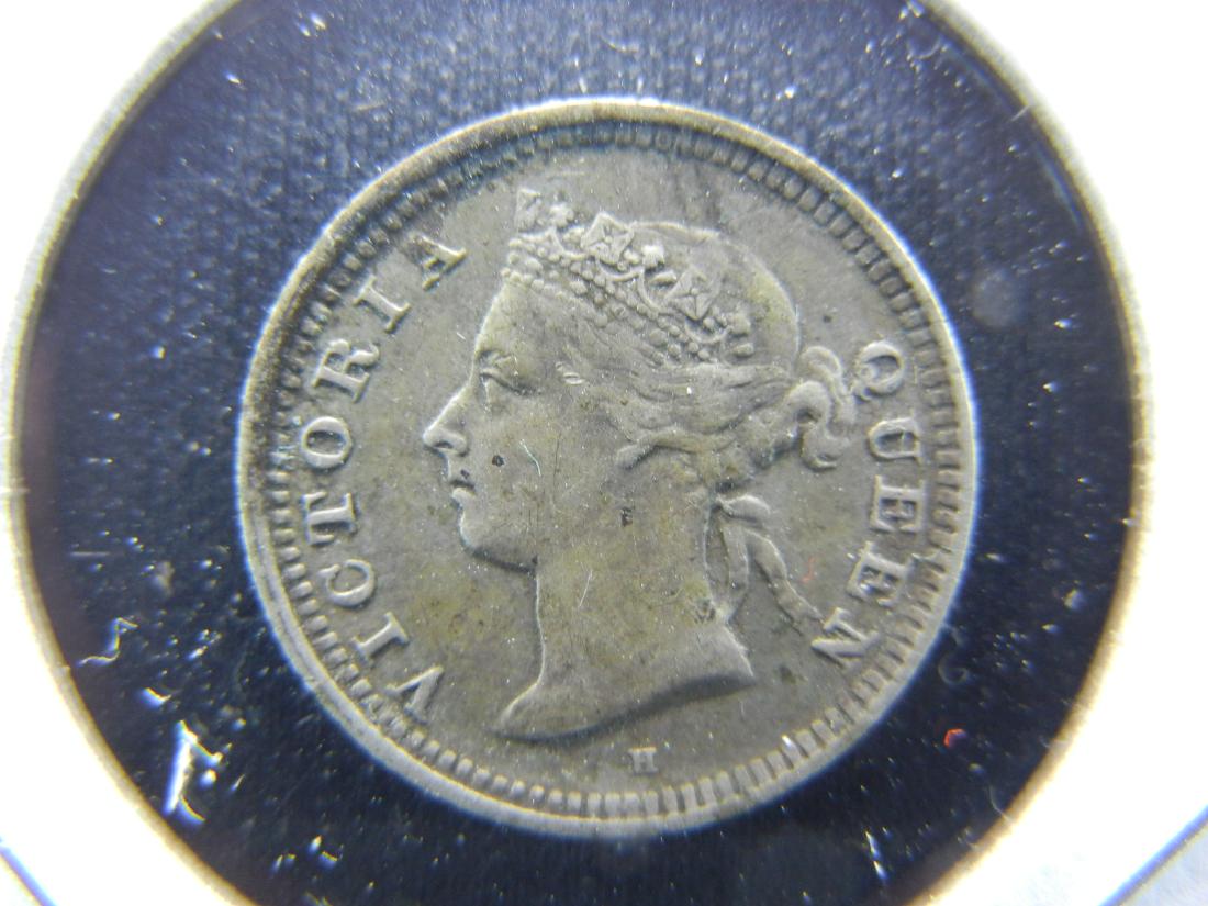 1900-H Hong Kong 5c.  XF. (1 of 3)